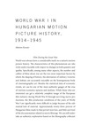 World War I in Hungarian Motion Picture History, 1914 to 1945 by Márton Kurutz